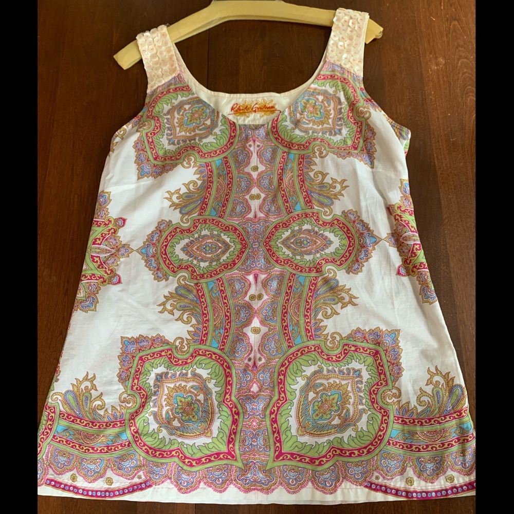 Vintage Robert Graham Beautiful Beaded Top Sz. M